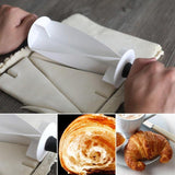 Plastic Handle Rolling Cutter For Making Croissant Bread Dough Pastry Knife Wooden Handle Baking Kitchen Knife