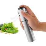 1Pcs Spray Pump Fine Mist Stainless Steel Olive Pump Spray Bottle