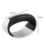 Stainless Steel Garlic Presses Manual Garlic Mincer Chopping Garlic Tools Curve Fruit Vegetable Tools Kitchen Gadgets