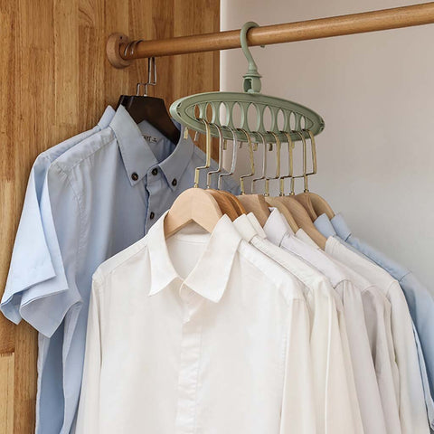 Magic Multi-port Support Circle Clothes Hanger Clothes Drying Rack Multifunction Plastic Clothes Hangers Home Storage Hangers