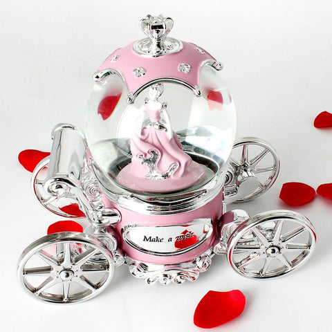 Princess Carriage Music Box Birthday Gift Toys Decor for Home Wedding Decor Decoration Room Birthday Party Decoration for Girl