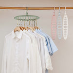 Magic Multi-port Support Circle Clothes Hanger Clothes Drying Rack Multifunction Plastic Clothes Hangers Home Storage Hangers