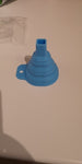 Portable Telescopic Funnel Home Kitchen Hanging Hole Design Mini Food Grade Silicone Folding Telescopic Funnel Kitchen Accessory